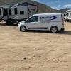 Replacing a cooling unit in a Norcold fridge in a Dutchman Endurance trailer in Jawbone Canyon. 